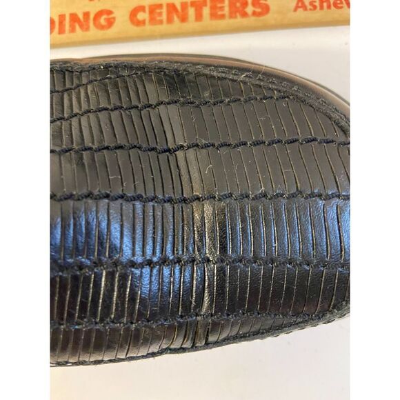 FootPrints Birkenstocks Black Tooled Animal Print Loafers size 41 USA 11 - Picture 4 of 8